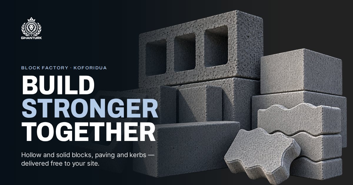 The GhanTurk Block Factory website